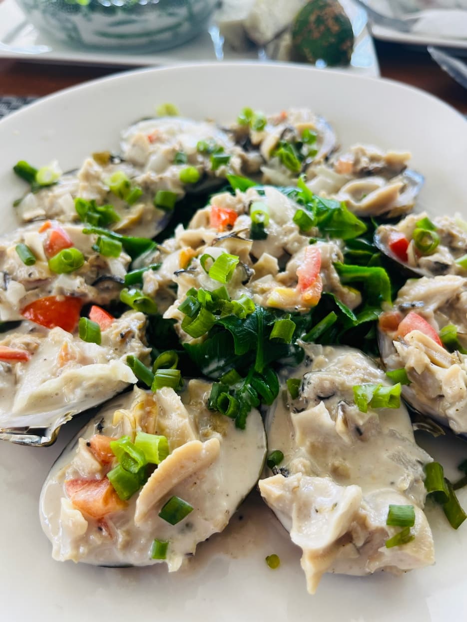 Smoked baked kai at Nui Grillz